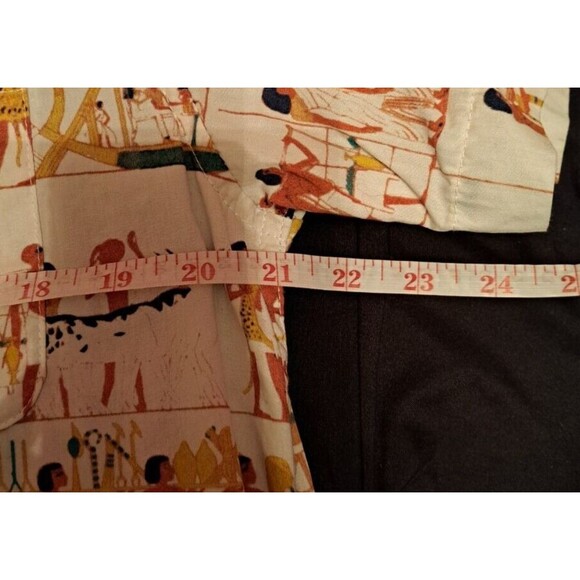 Obey Egyptian Pattern 100% Cotton Short Sleeve Collared Polo Shirt Size Small - Picture 9 of 16